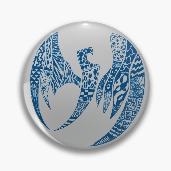 Item preview, Blue Storm Hawks Tribal Insignia designed and sold by Fave101.