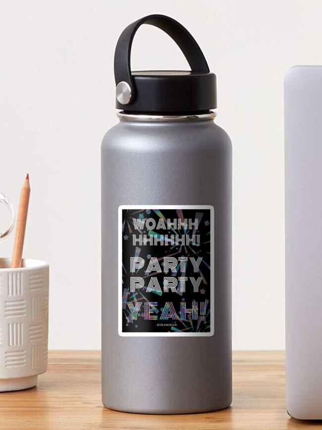Party Party Yeah Sticker By Katroseq Redbubble