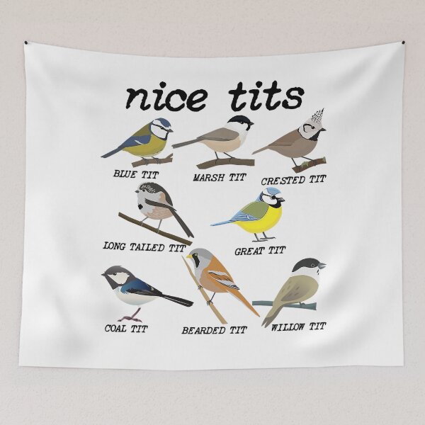 Item preview, Nice Tits Funny Bird Watching, Funny Tit Birds Birdwatcher designed and sold by Peterson51.