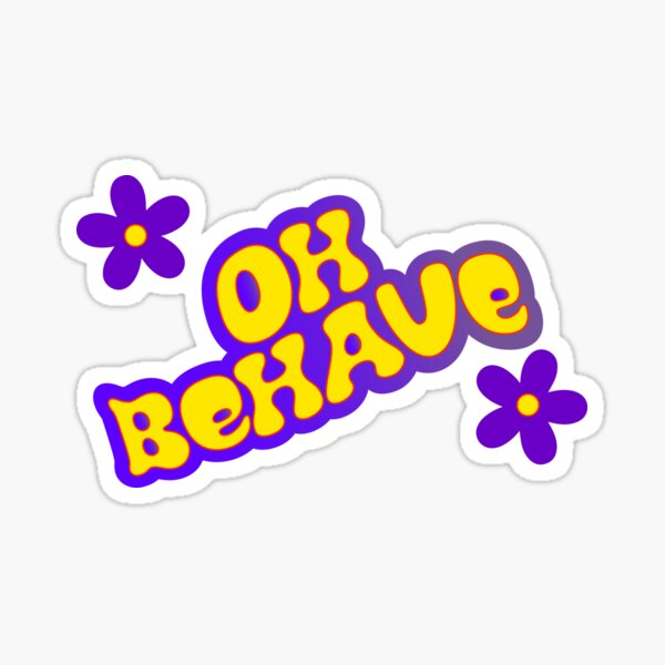 Austin Powers Oh Behave Sticker