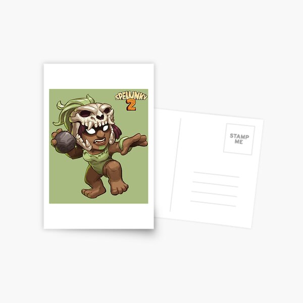 Spelunky 2 Player Characters Pattern Greeting Card for Sale by