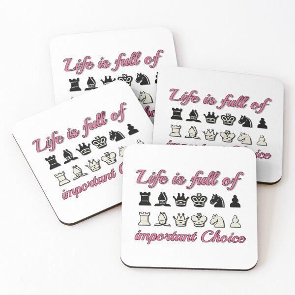 Item preview, LIFE IS FULL OF IMPORTANT CHOICES CHESS designed and sold by Hussain Shirts.
