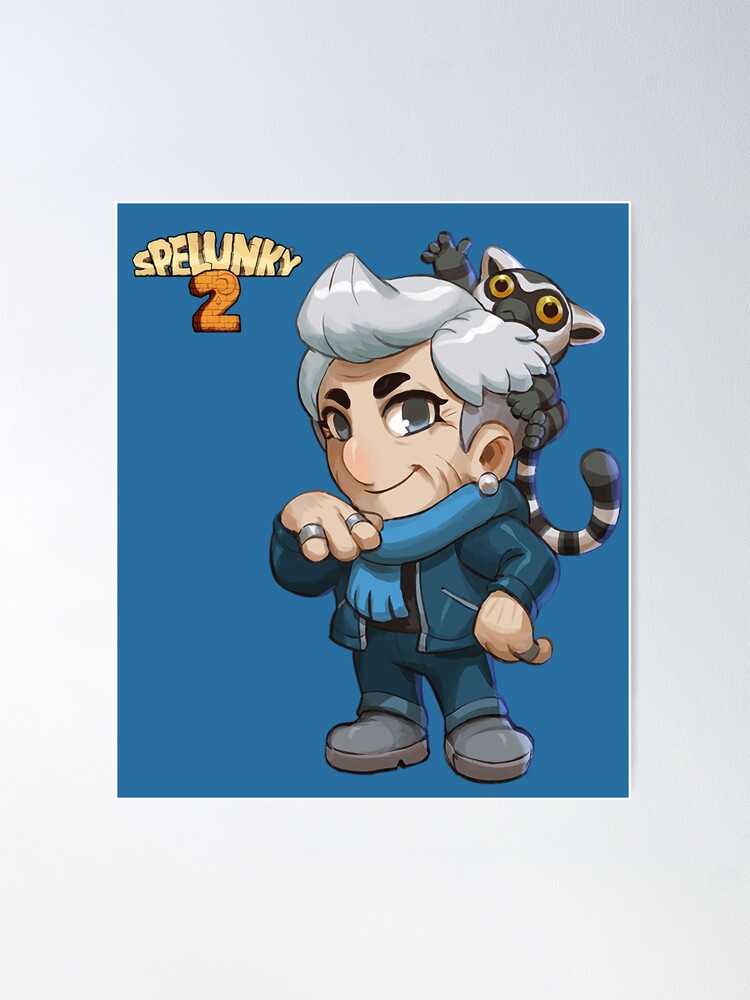 Classic Guy - Spelunky 2 Poster for Sale by remembermekid