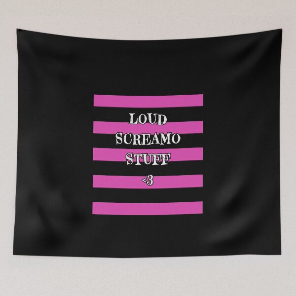 Item preview, Pink and black loud screamo stuff scene stripes designed and sold by D0NN13D1N0.
