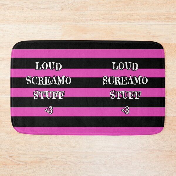 Item preview, Pink and black loud screamo stuff scene stripes designed and sold by D0NN13D1N0.