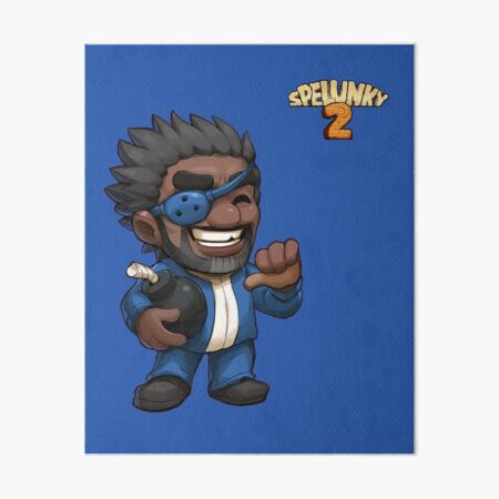 Spelunky 2 Player Characters Pattern Greeting Card for Sale by