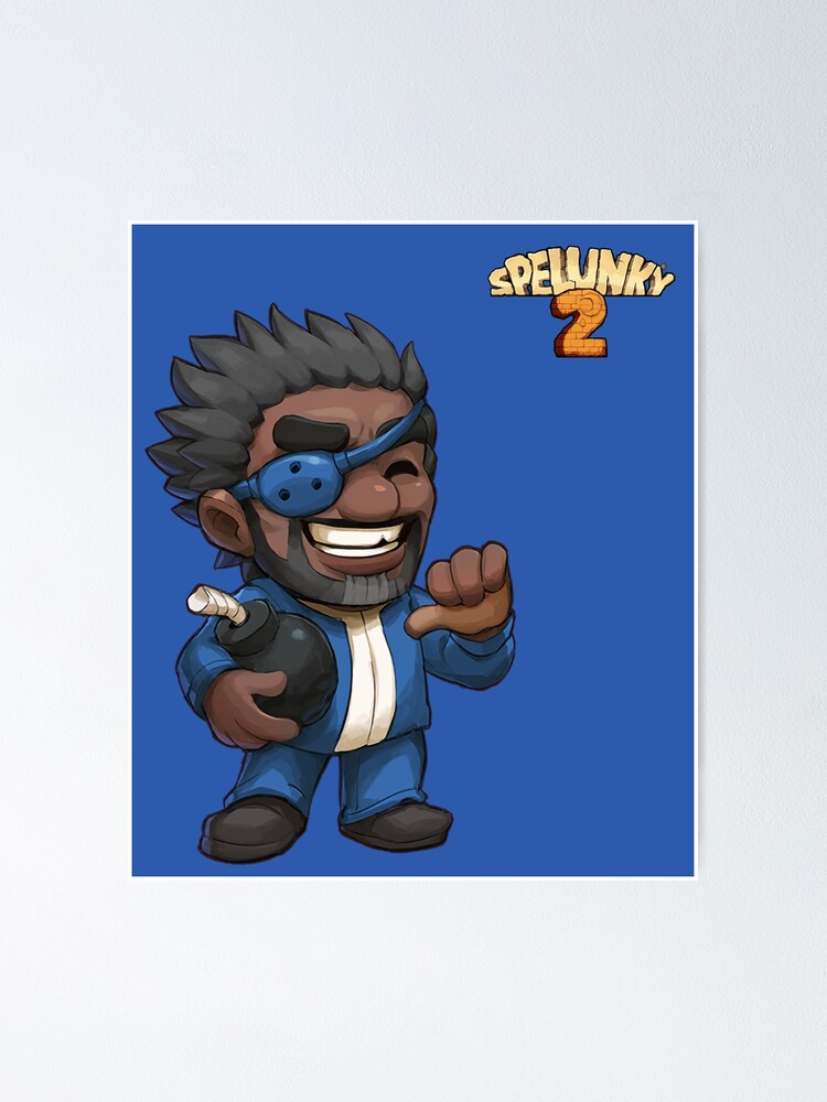 Classic Guy - Spelunky 2 Poster for Sale by remembermekid