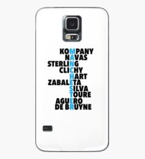Manchester City spelt using player names Case/Skin for Samsung Galaxy
