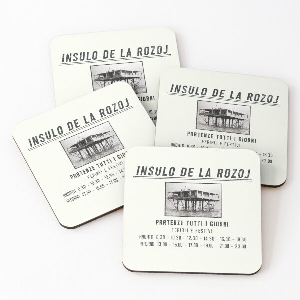 Item preview, Insulo de la Rozoj - Rose Island - Departures Every Day designed and sold by rhserra.