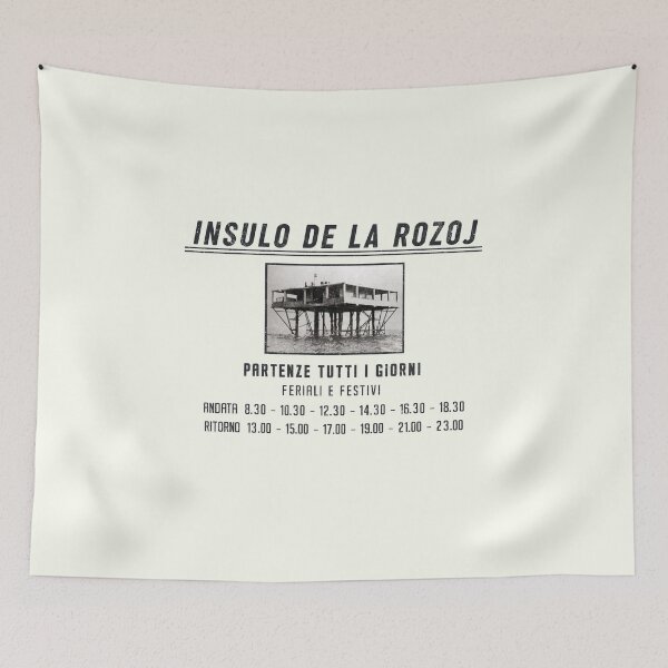 Item preview, Insulo de la Rozoj - Rose Island - Departures Every Day designed and sold by rhserra.