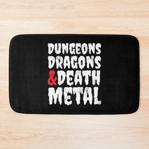 Item preview, Dungeons Dragons and Death Metal designed and sold by DnlDesigns.