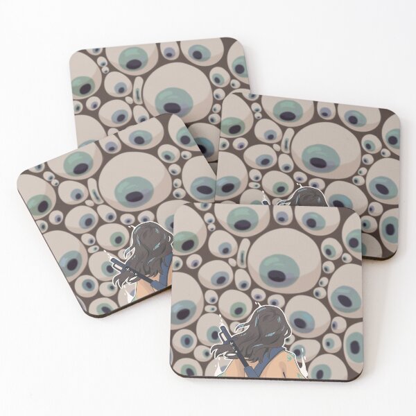 Item preview, Girl Fights with Eye Demon designed and sold by FangsDesign.