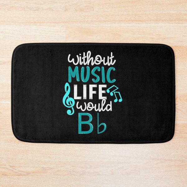 Item preview, Without Music Life Would B Flat - Melody & Rhythm T-Shirt designed and sold by momenus.