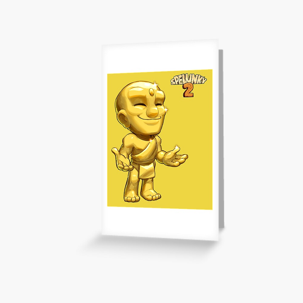 Spelunky 2 Player Characters Pattern Greeting Card for Sale by