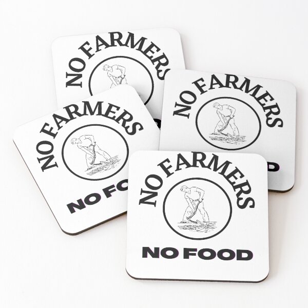 Item preview, No Farmers, No Food For Us designed and sold by doodle3Dandy.