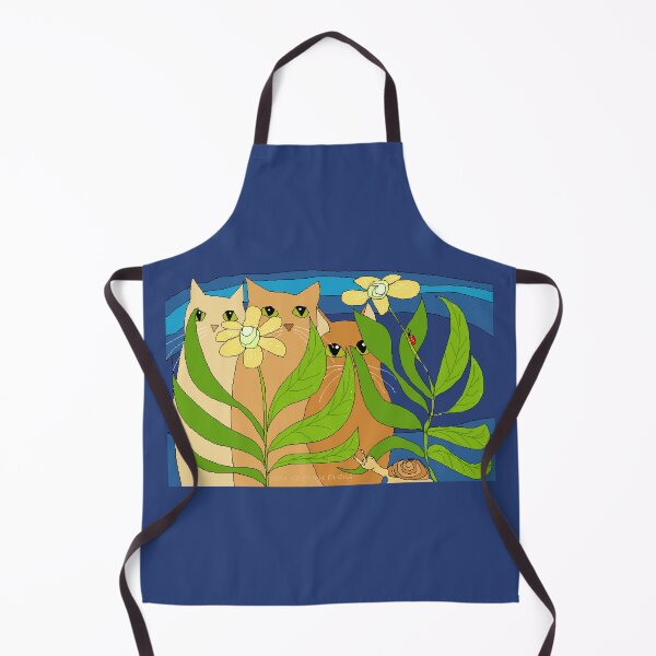 Item preview, Three Cats, Two Flowers, One Snail and A Ladybug designed and sold by Jean Gregory Evans.