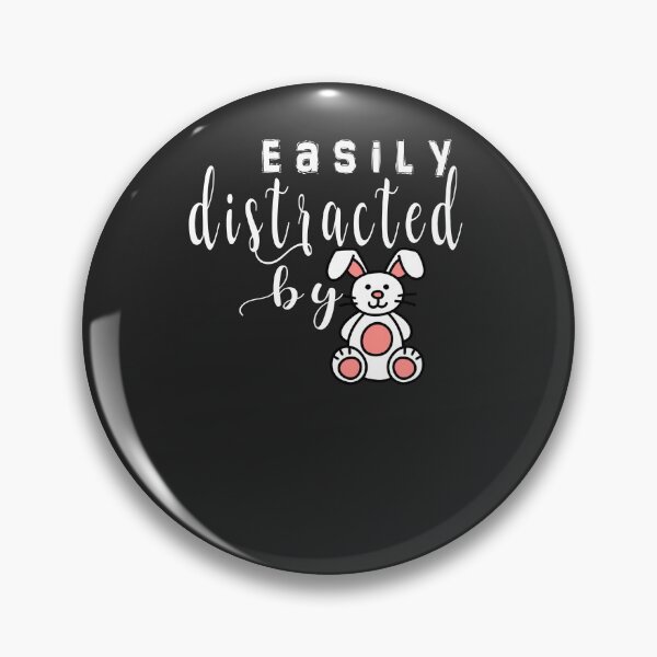 Item preview, Copy of easily distracted by rabbits designed and sold by ishako online.