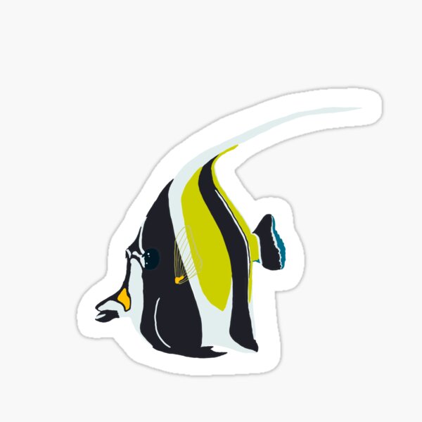 Item preview, Moorish Idol Fish designed and sold by oliviaasand.