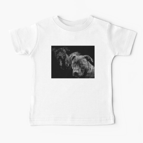 Vista previa del artículo con la obra «Niños "Retrato de palabras de Pit Bull"», diseñado y vendido por BlazinConcepts.