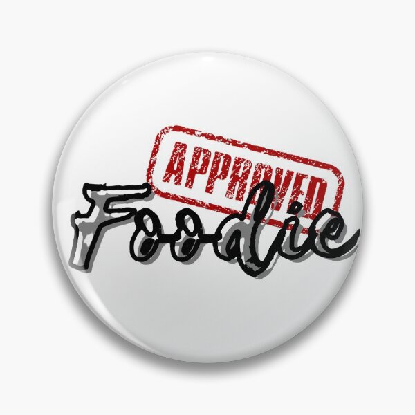 Item preview, certified foodie designed and sold by JocelynCrafts.