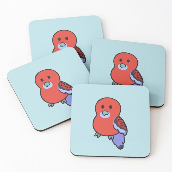 Item preview, Cute Crimson Rosella designed and sold by BiscuitSnack.