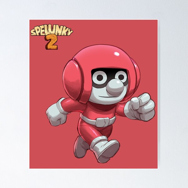 Spelunky 2 Player Characters Pattern Greeting Card for Sale by