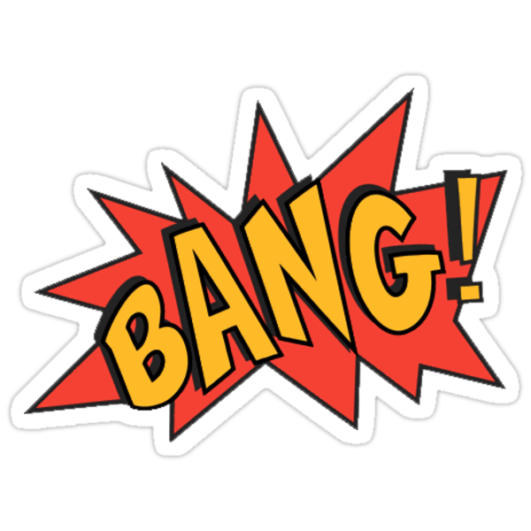 "Bang!" Stickers By Nicicky | Redbubble