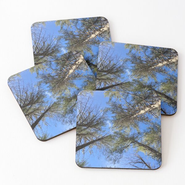 Item preview, View through the trees skyward blue background  designed and sold by Taleta Hollis.