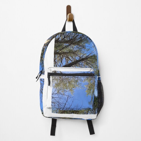 Item preview, View through the trees skyward blue background  designed and sold by Taleta Hollis.