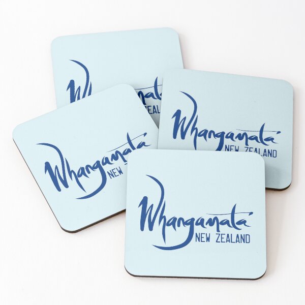 Item preview, Whangamata New Zealand blue font designed and sold by Kiwidom.