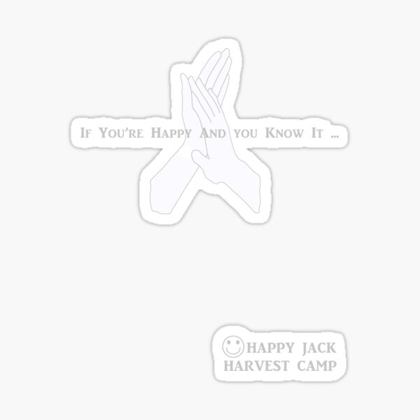 Happy Jack Harvest Camp Sticker
