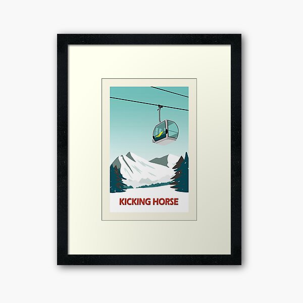Item preview, Ski Kicking Horse - Banff designed and sold by salmakoshek.