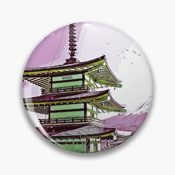 Artikelvorschau, Tokyo City Japon Mont-Fuji Illustrationszeichnung entworfen und verkauft von SkyzCreative.