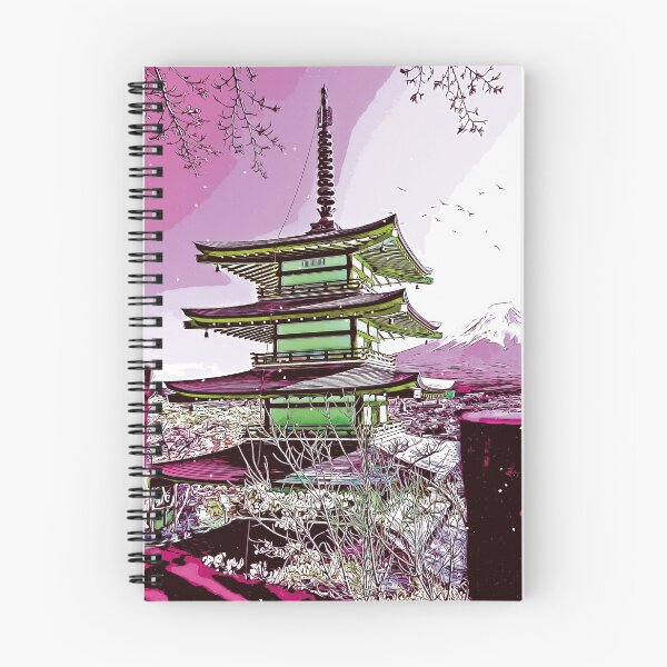 Artikelvorschau, Tokyo City Japon Mont-Fuji Illustrationszeichnung entworfen und verkauft von SkyzCreative.