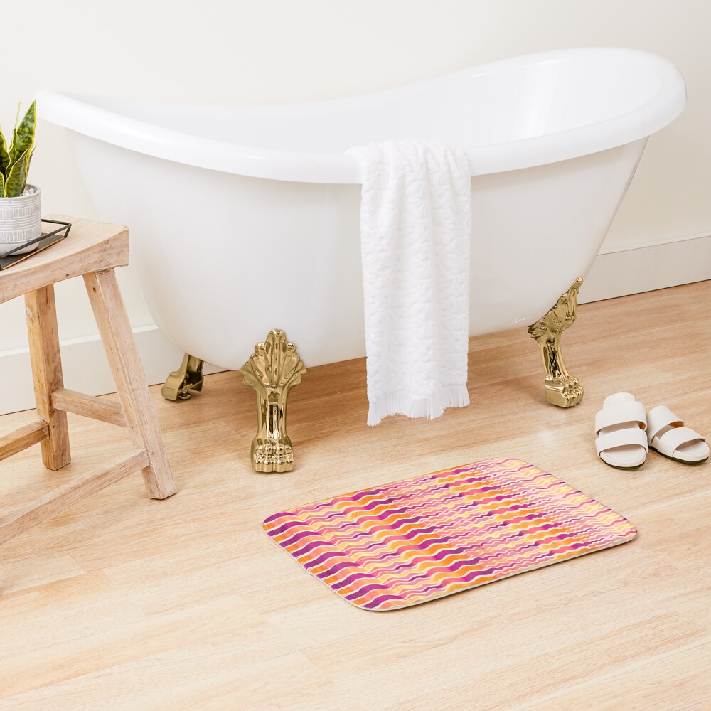 Item preview, Bath Mat designed and sold by PatternTango.