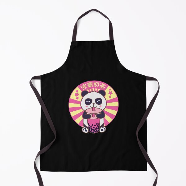 Item preview, Kawaii Panda Drinking Bubble Boba Tea designed and sold by Art by s2ray.