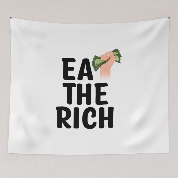 Item preview, Eat Tax The Rich and billionaires aoc designed and sold by Th3 Merch.
