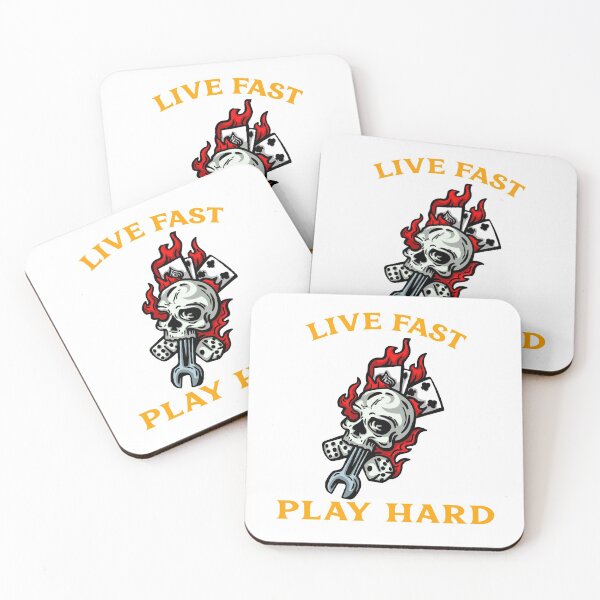 Item preview, "Live Fast Play Hard"  designed and sold by Sinfamous.