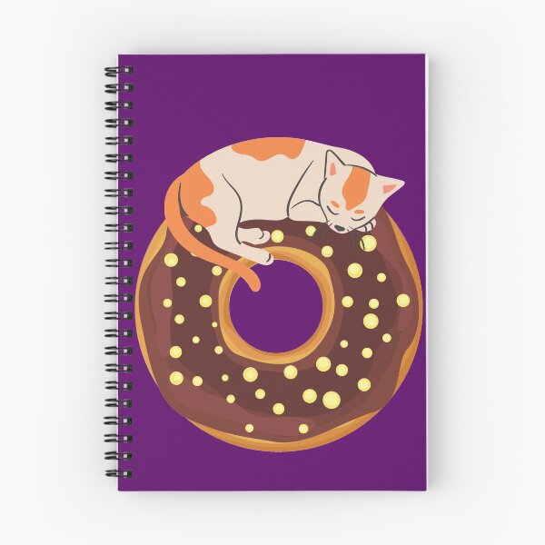 Item preview, Cat Sleeping on Doughnut designed and sold by DoodlesnPoodles.