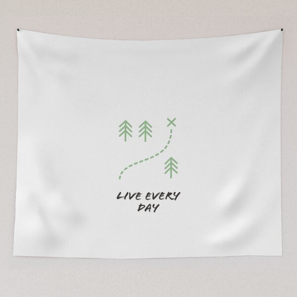 Item preview, Live Every day sticker designed and sold by trqffic.