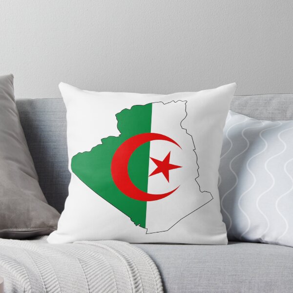 Item preview, Flag Map of Algeria  designed and sold by abbeyz71.