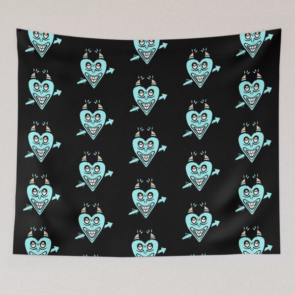 Item preview, AMORE DIABOLICO AZZURRO (NERO) designed and sold by LUCID-DAZE.