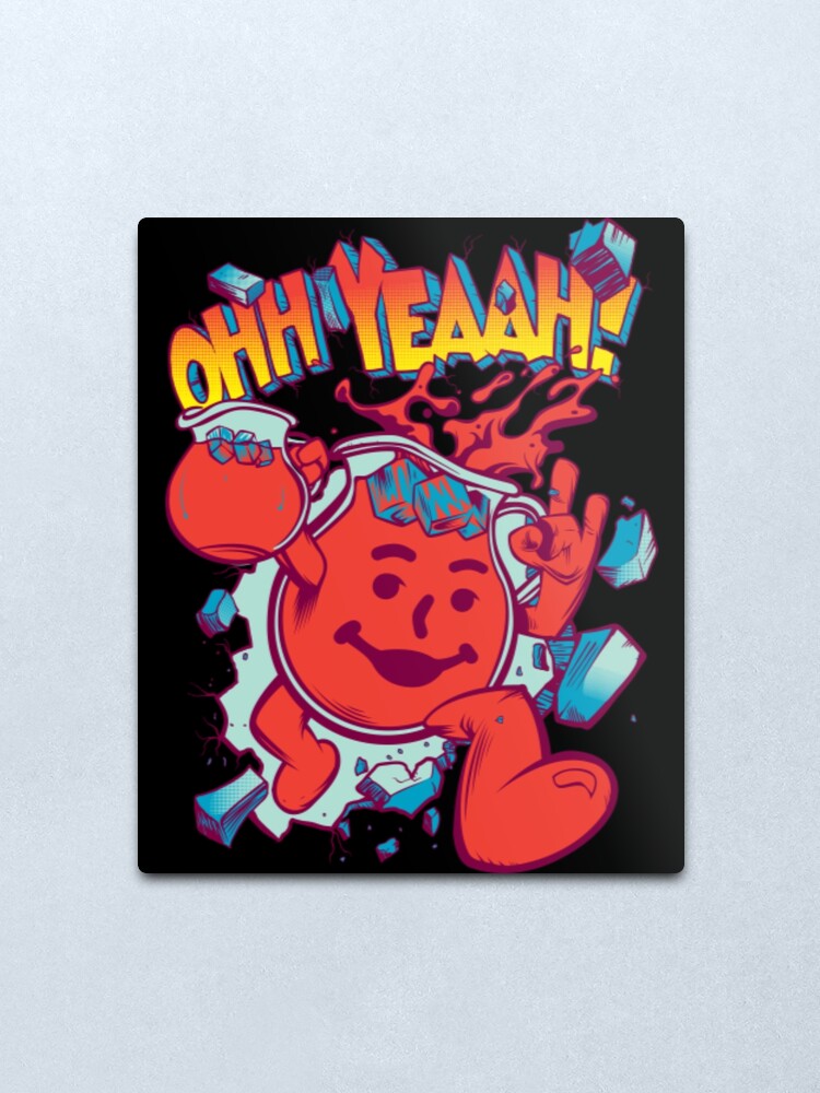 Kool Aid T Shirtohh Ja Kool Aid Man Metallbild Von Ocenbane Redbubble