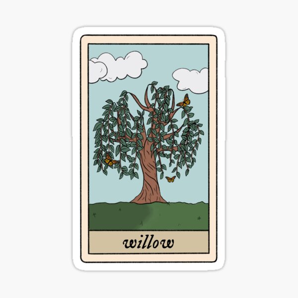 Item preview, willow tarot card designed and sold by signedbykaty.