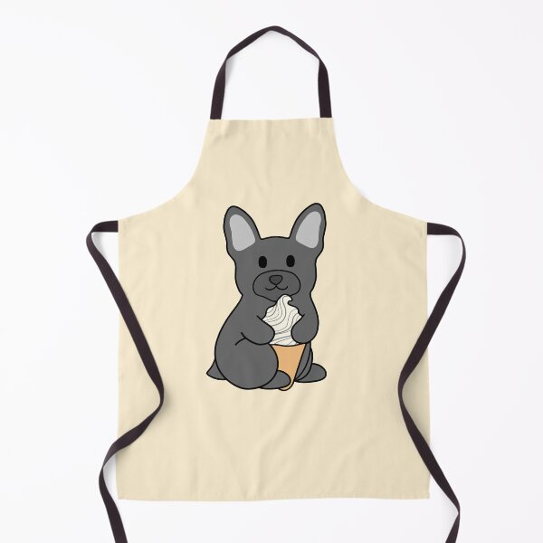 Item preview, Black French Bulldog Ice Cream designed and sold by BiscuitSnack.