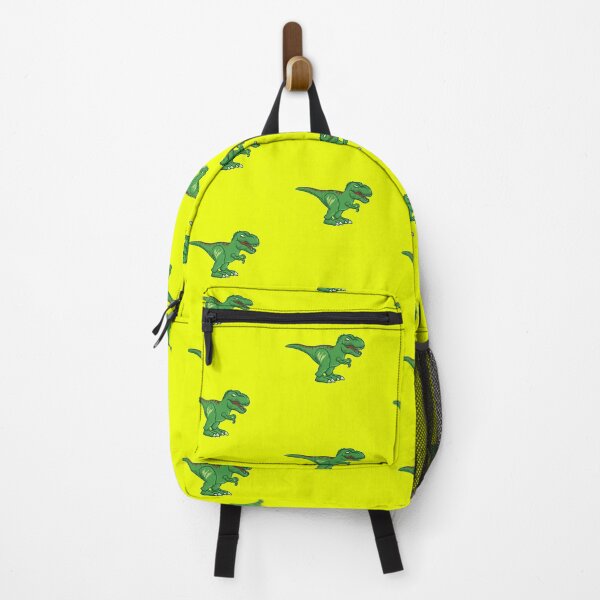 Item preview, Green Dinosaur on Yellow Background designed and sold by Shaxspere.
