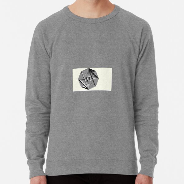 Shadow Crest: Hidden Crystal Key. Digital Medallion Lightweight Sweatshirt