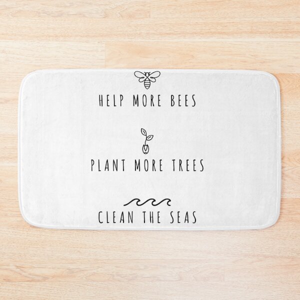 Item preview, Help More Bees Plant More Trees Clean The Seas designed and sold by hottshirt.