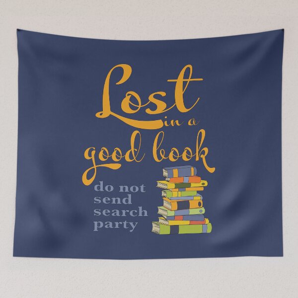 Item preview, Lost in a good book, book lover designed and sold by candhdesigns.