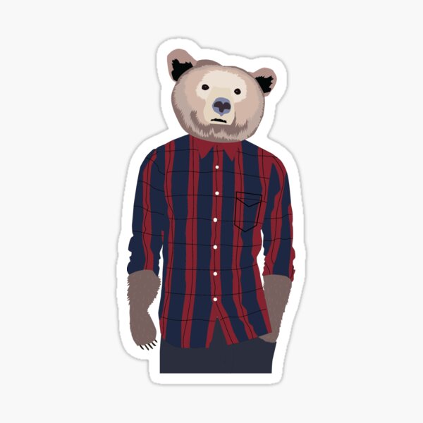 Bear Man Sticker
